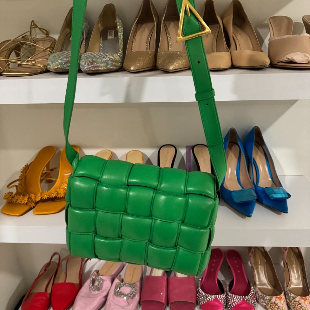 Bottega Veneta Green Padded Cassette